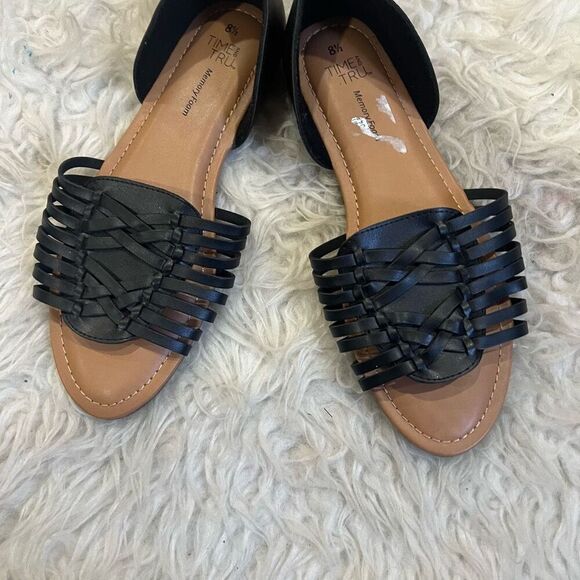 Black summer paring sandals 8.5 women - Picture 6 of 6